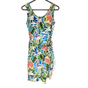 hawaiian print bodycon dress The Ultimate Muse Satin High Neck Mini Cream — Mini Dresses main image 1